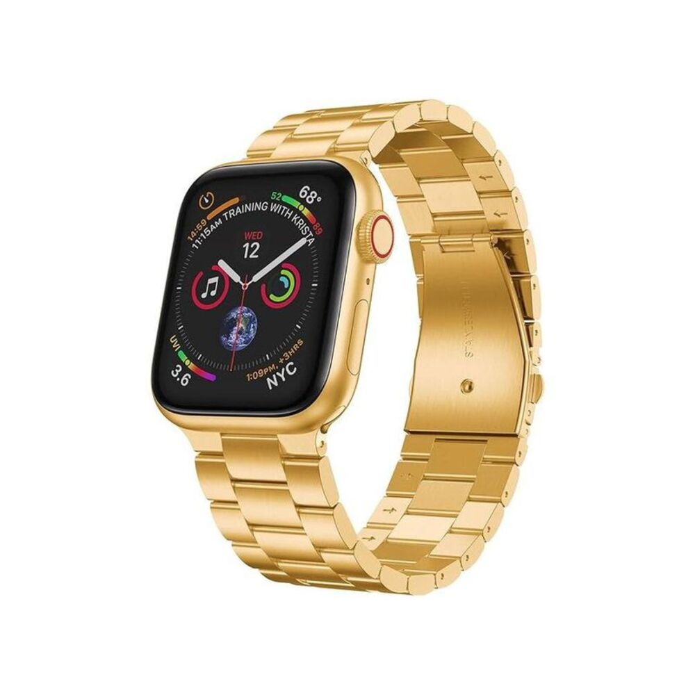 Classic Stainless Steel Metal Band for Apple Watch 38/40/41mm Gold